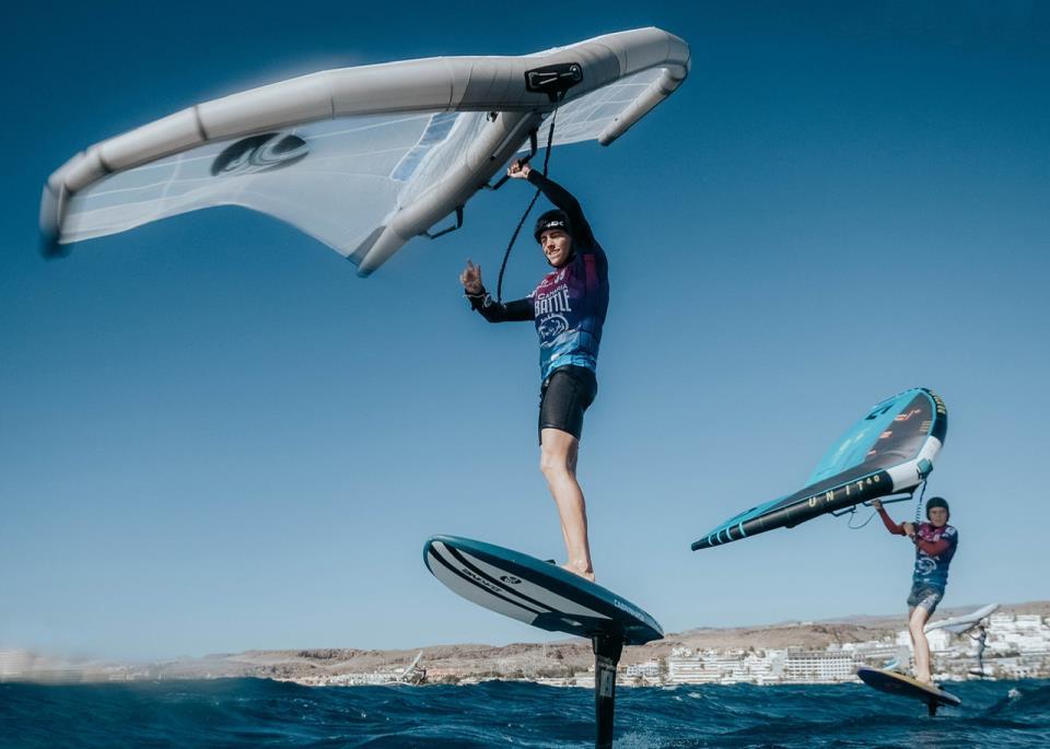 Ancor Sosa, campeón de la GWA Wingfoil Qualifying Series Gran Canaria Air Battle 2023