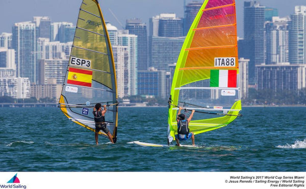 Siete windsurfistas españoles competirán en la World Cup Series de Miami de RS:X
